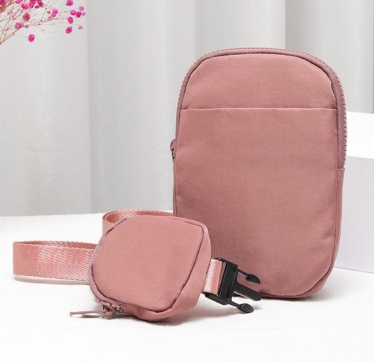 Color pink fanny pack hot sale