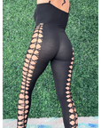 Black Weaved Festival Jumpsuit