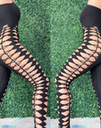 Black Weaved Festival Jumpsuit