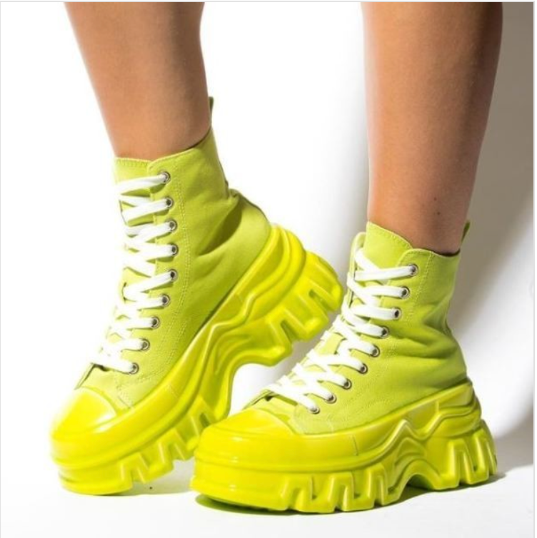 Neezy Chunky High-Top Sneakers