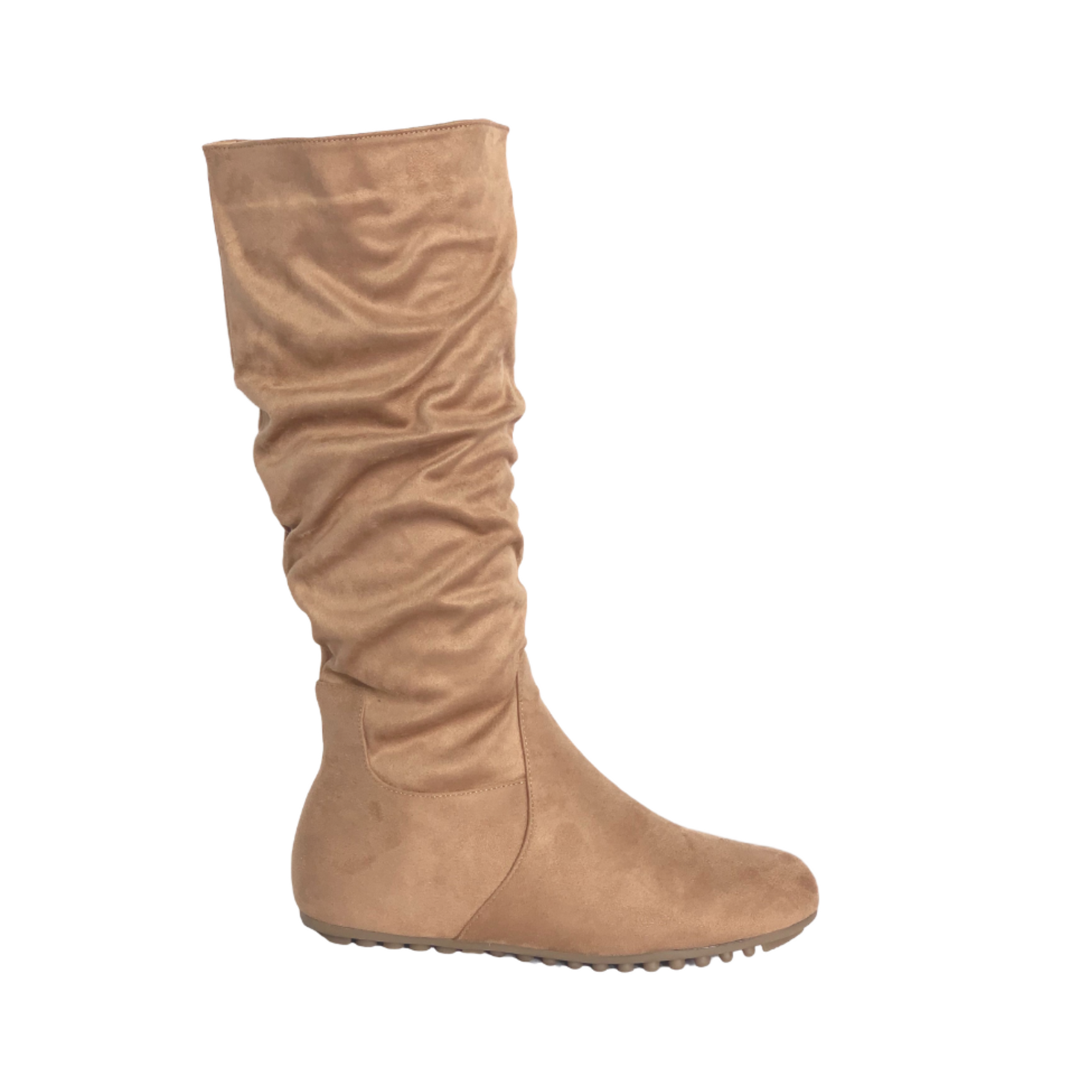 Sidekick Calf-High Boot - Beige