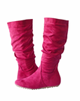 Sidekick Calf-High Boot - Fucshia Pink