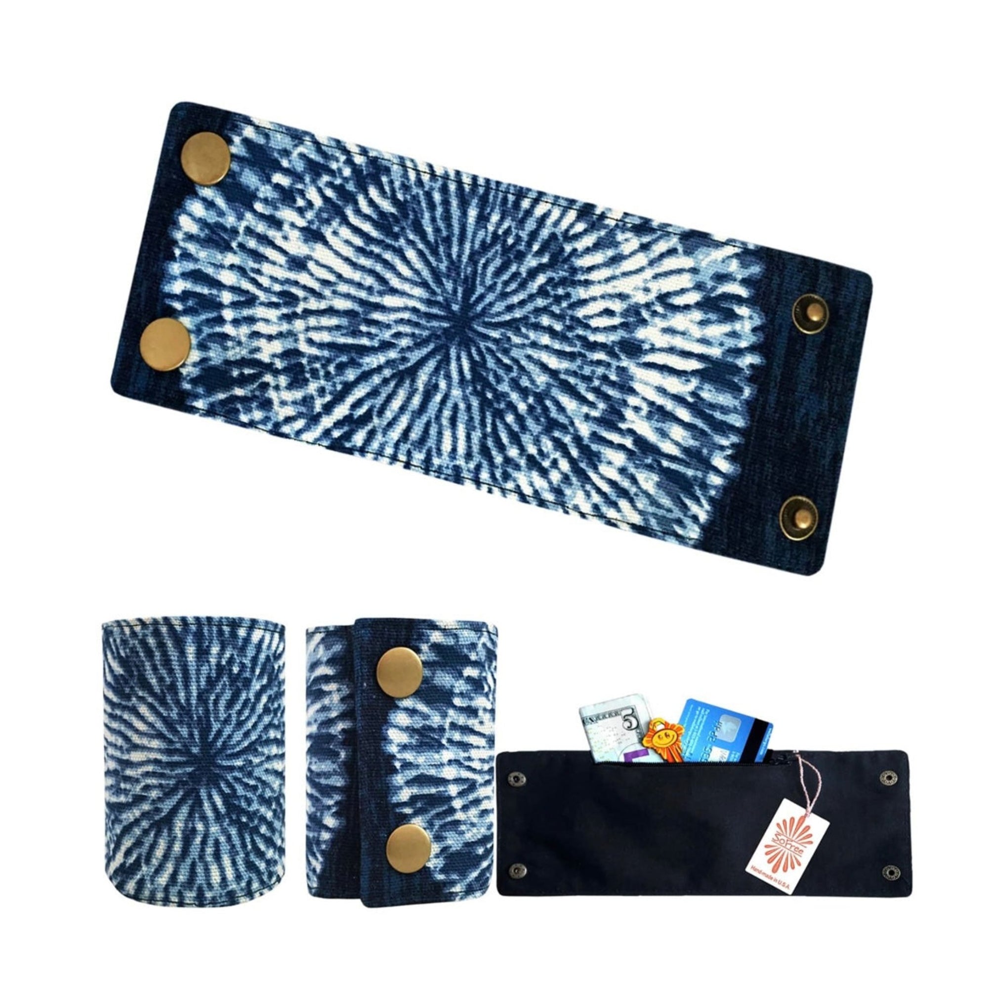 Wrist Wallet - Vintage Blue