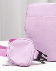 Solid Color Crossbody Bag/ Fanny Pack