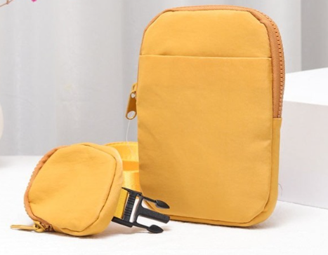 Solid Color Crossbody Bag/ Fanny Pack