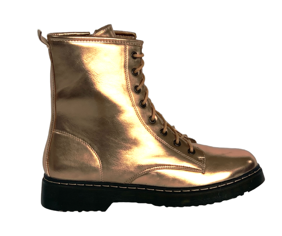 Baddie Combat Boots - Copper