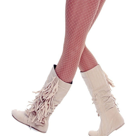 Sheer Appear Nude Fishnet Stockings by Micles