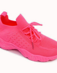 Neon Puffy Sneakers