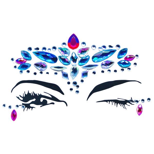 SelfAdhesive Festival/Carnival Face Gems Carnival Kicks Festival