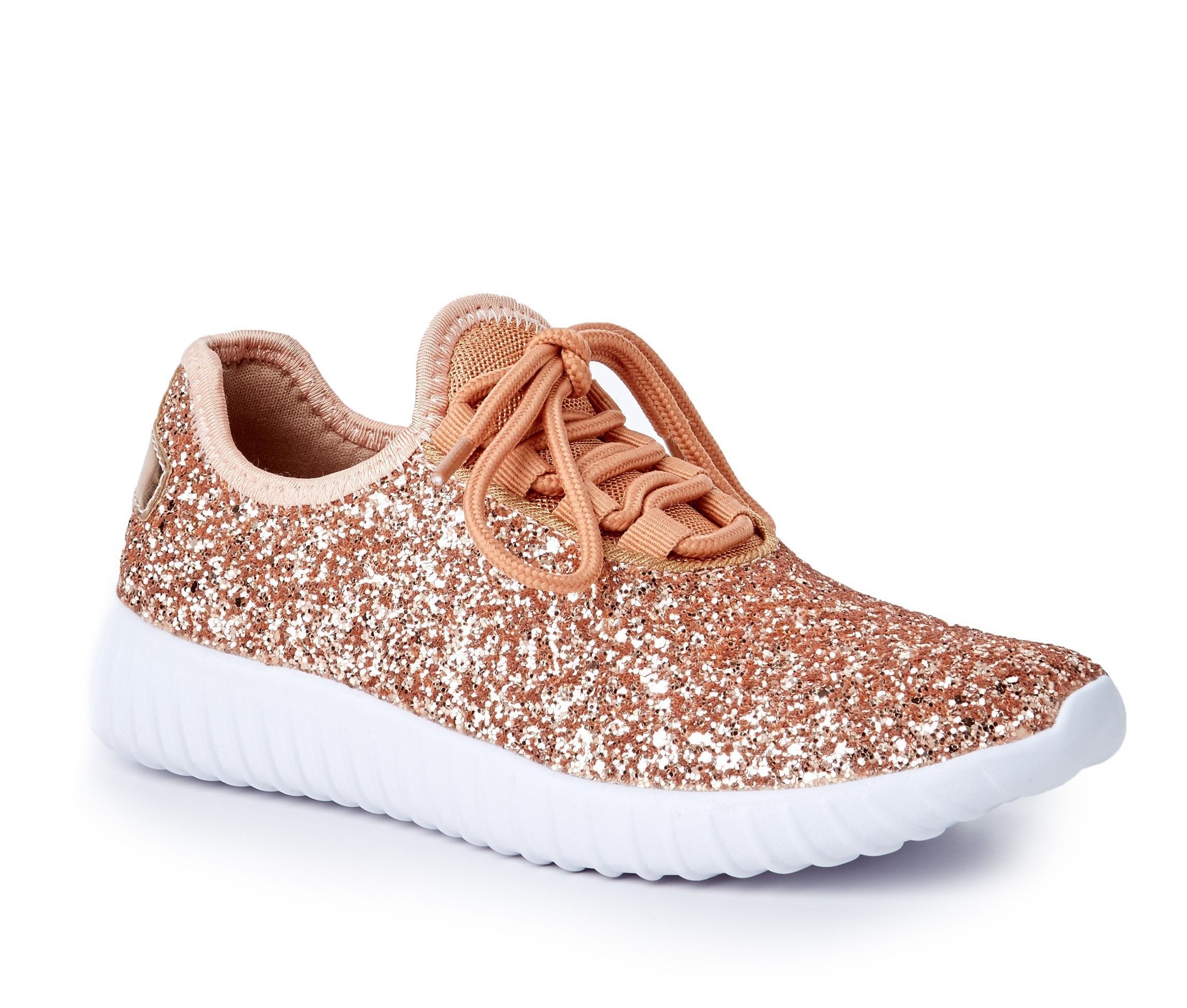 Glitter Bomb Sneakers in Rose Gold – The Grapevine Boutique