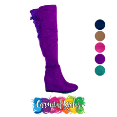 Sasha Fierce - Thigh High Wedge Carnival/Festival Boots