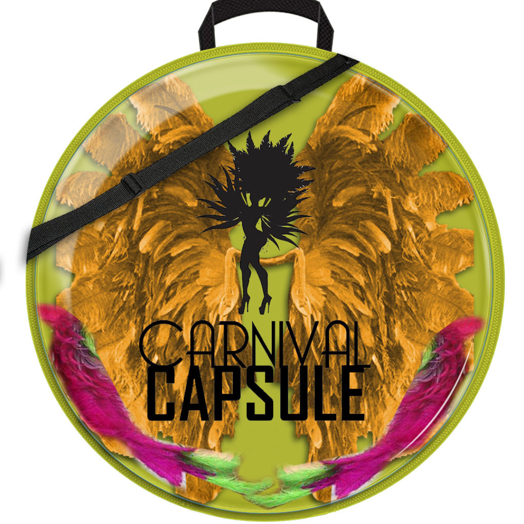 Carnival Capsule travel bag lime green